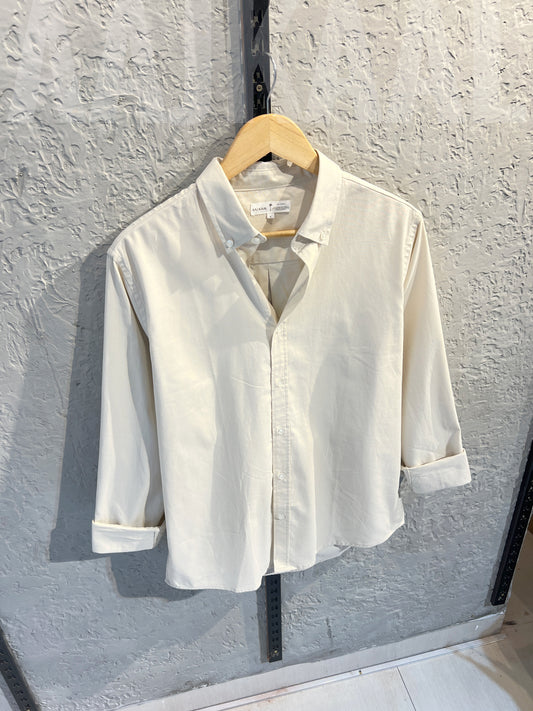 Oxford Off-white Full Sleeve Shirt