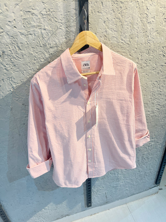 Peachwood Gentle Stripe Full Sleeve Shirt