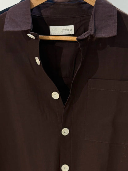 The Drape Shirt  - Coffee