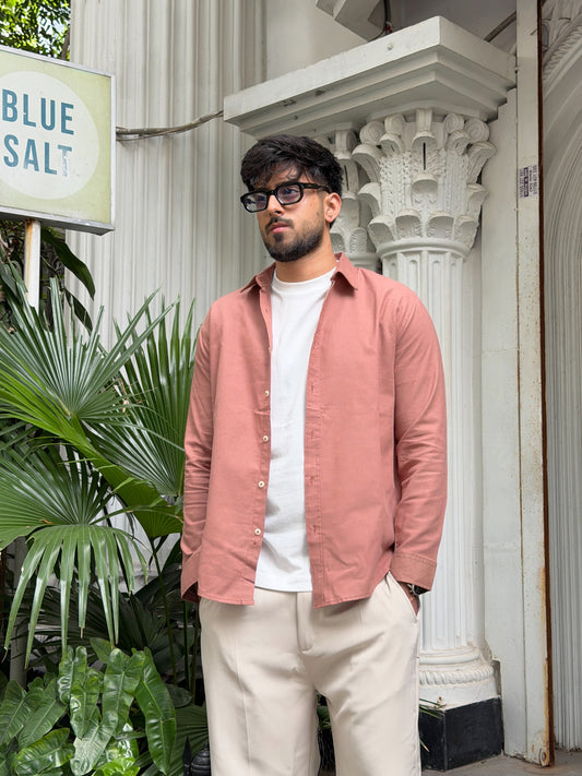 Dusty Mauve Gentle Craft Full Sleeve Shirt