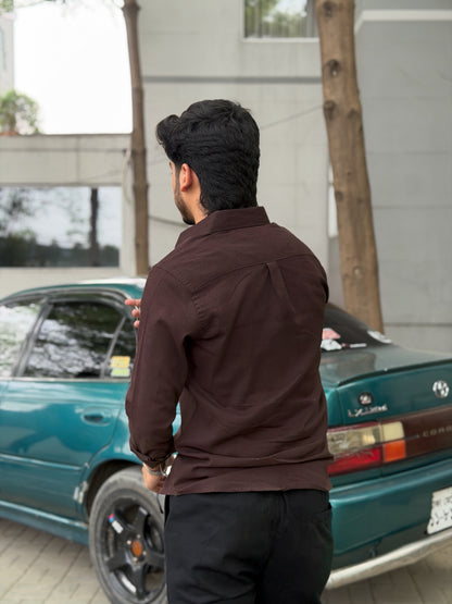 Fancy Coffee Bean Full Sleeve Shirt