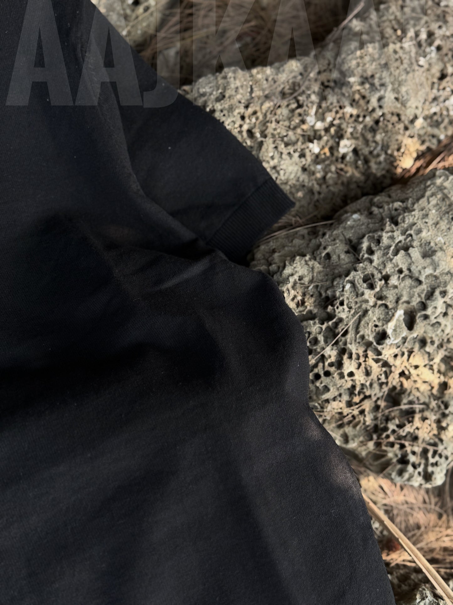 Aajkaal Black Everyday Knitted Polo