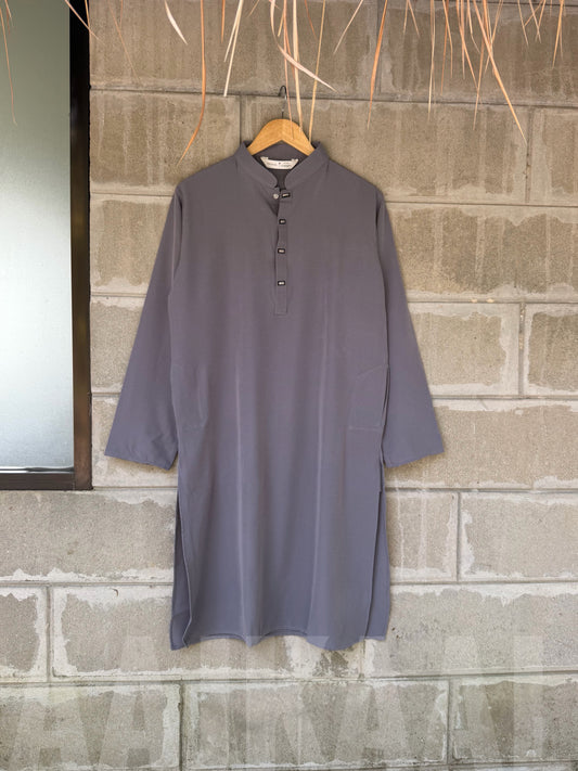 AajKaal Urban Grey Minimul Panjabi