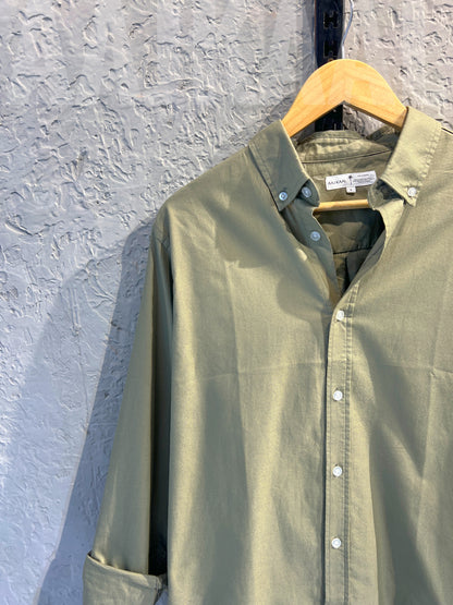 Oxford Olive Full Sleeve Shirt