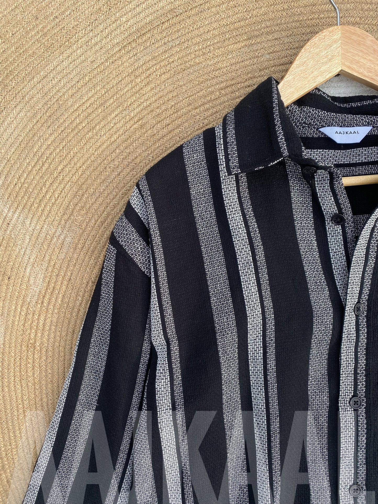 Black Dropshoulder Full Sleeve Shirt