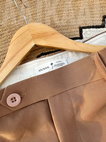 Dark Beige Rich Formal Pant