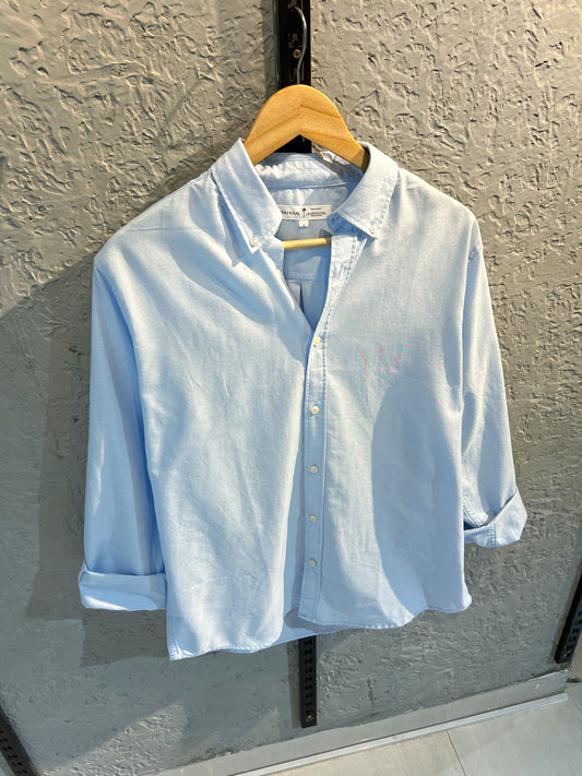 Oxford Sky Blue Full Sleeve Shirt