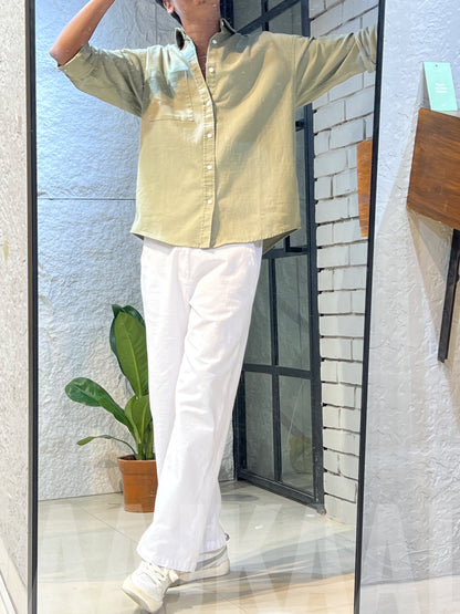 The Linen Combo 02 - Olive x White