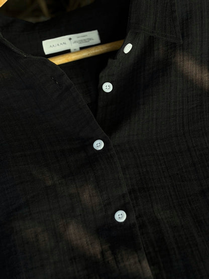 Black Urban Baggy Shirt