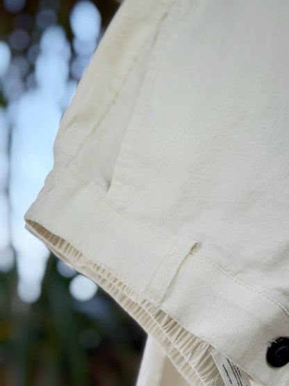 White Linen Baggy Pant