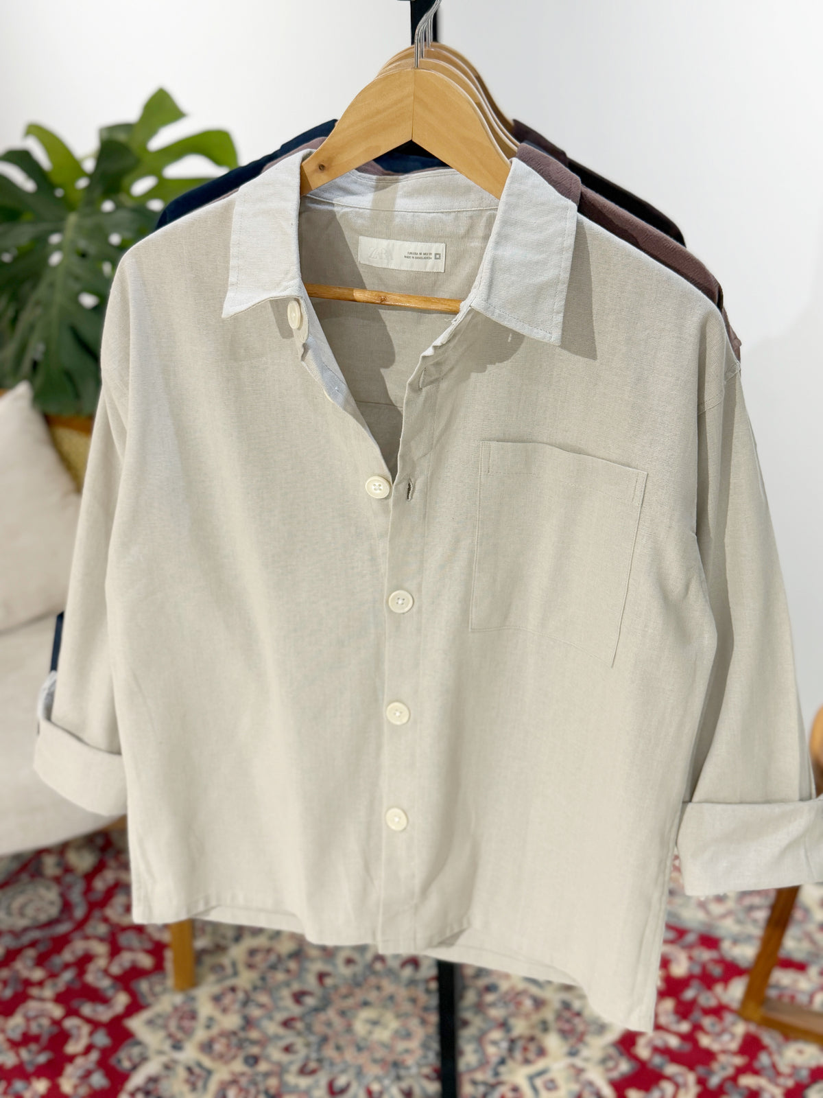 The Drape Shirt  - Offwhite