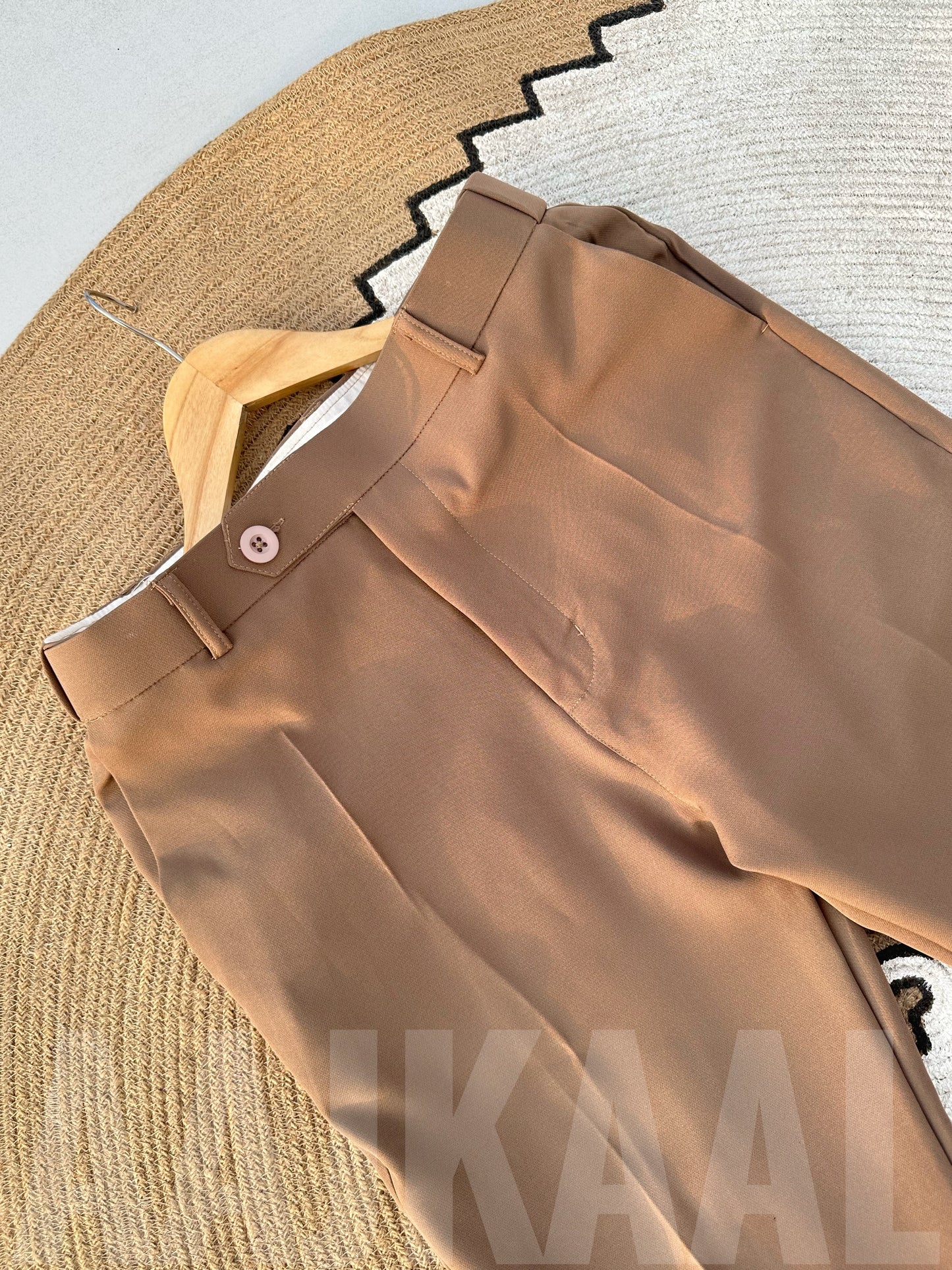 Dark Beige Rich Formal Pant