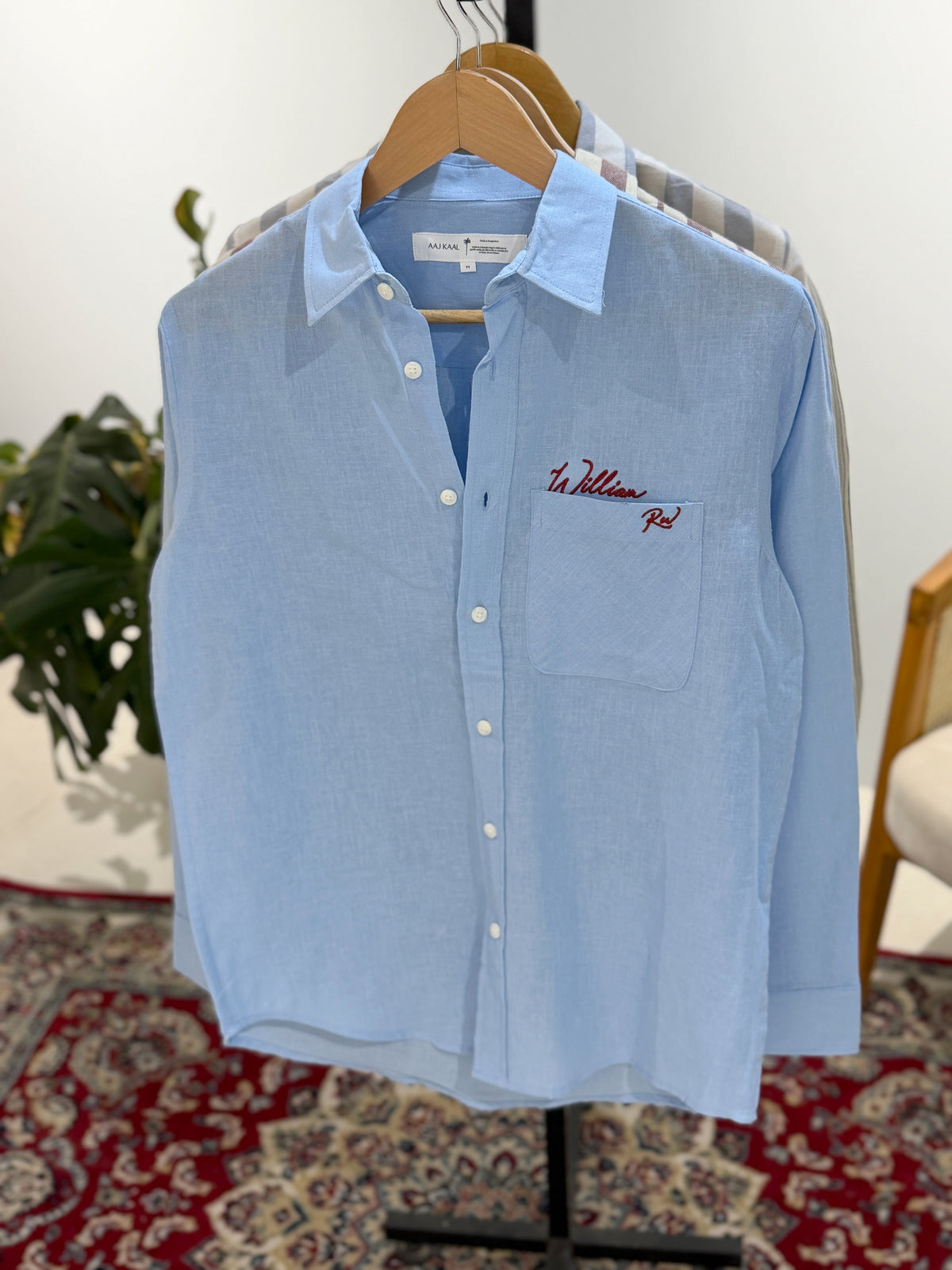 The William RW Shirt  -  Ice Blue