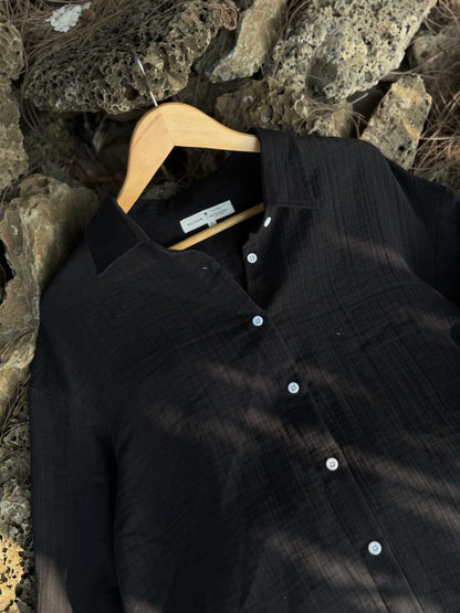 Black Urban Baggy Shirt