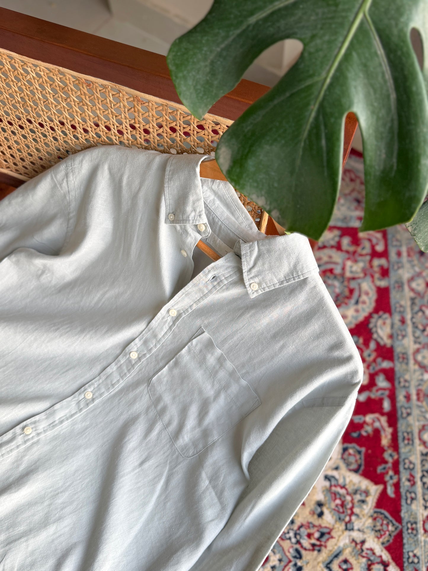 The Noma Linen Shirt - Mint