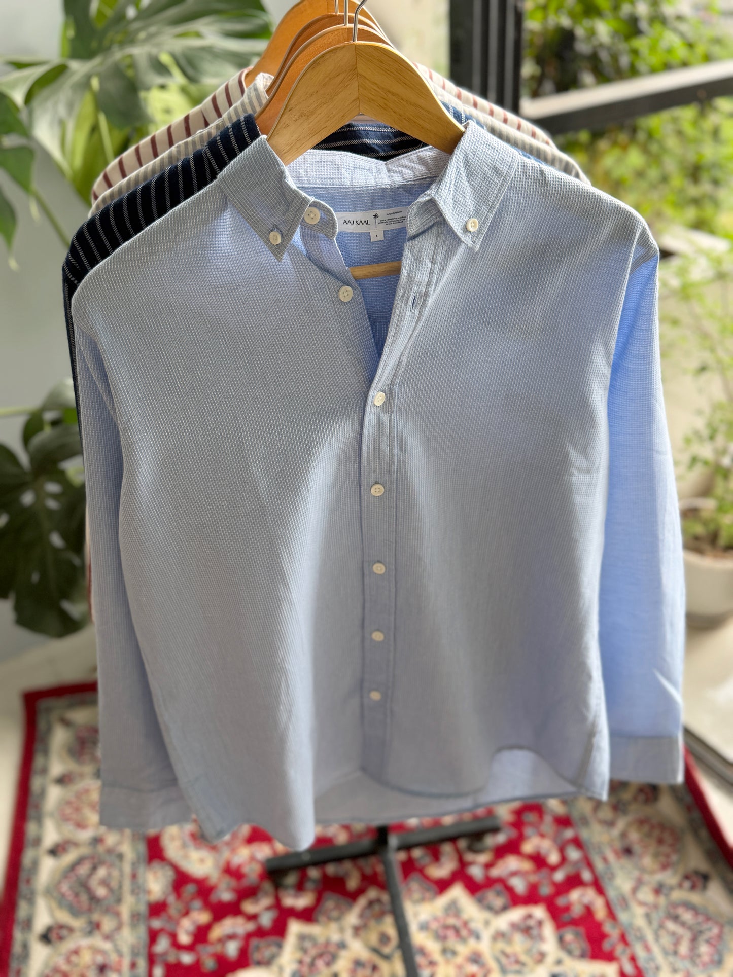 The Finesse Shirt - Powder Blue