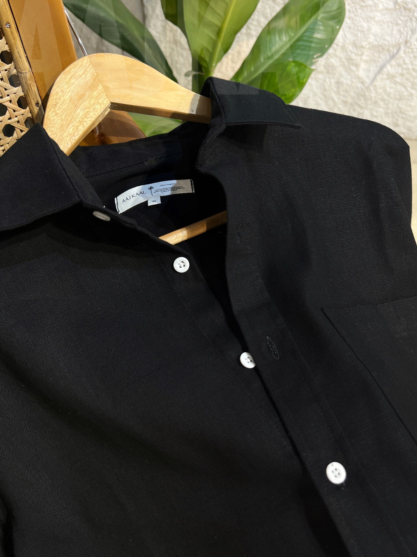 The Linen Combo 03 - White x Black