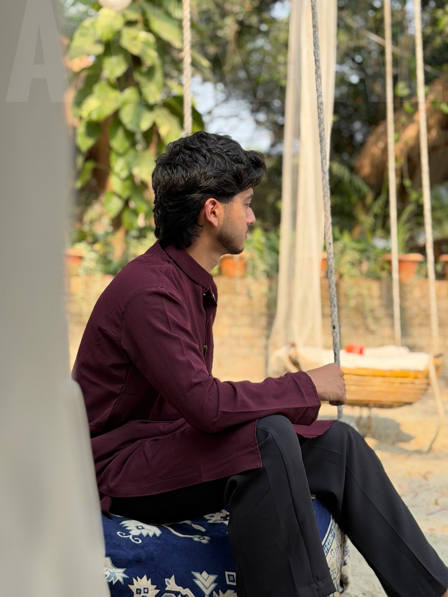 AajKaal Maroon Minimul Panjabi