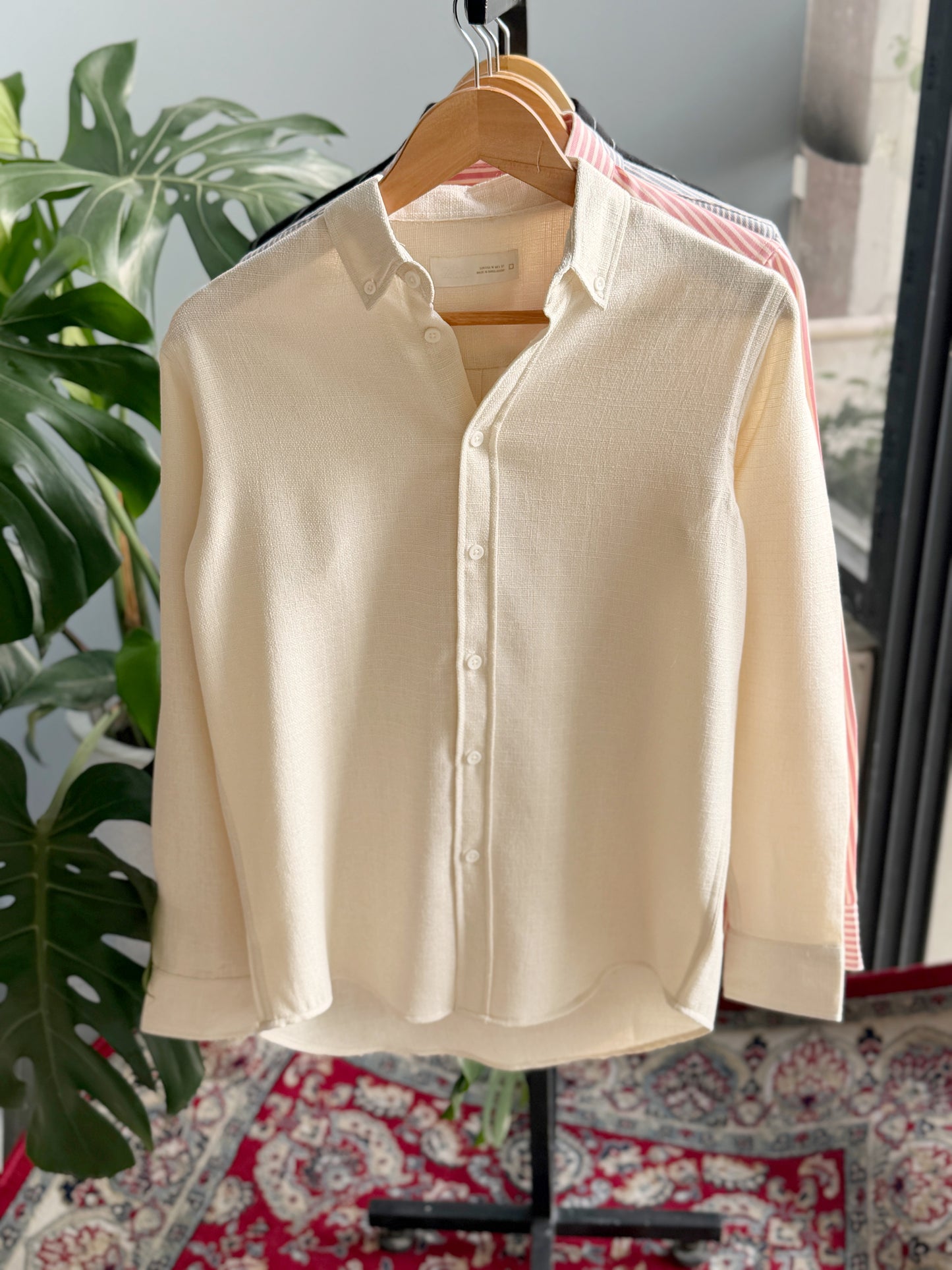 The Textured Regular - Sahara Off-white.