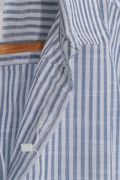 Baby Blue Old Money Full Sleeve Shirt