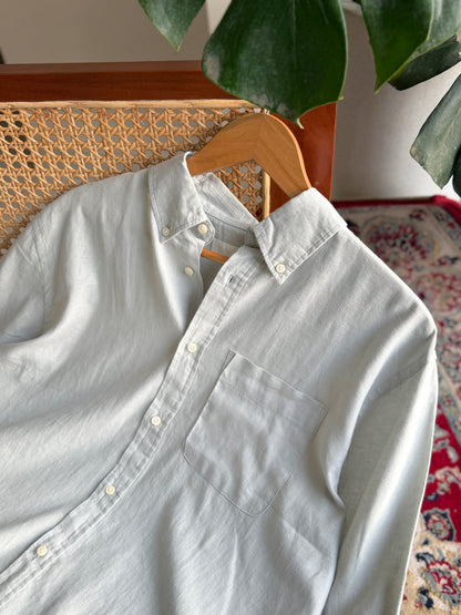 The Noma Linen Shirt - Mint