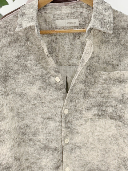 The Drape Shirt  - White Smoke Wash.