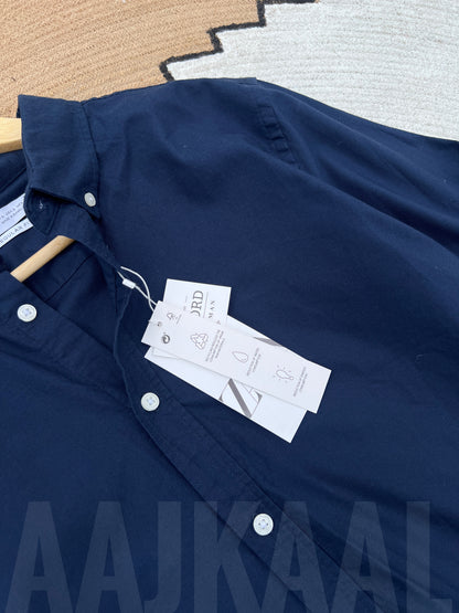 Oxford Navy Blue Full Sleeve Shirt