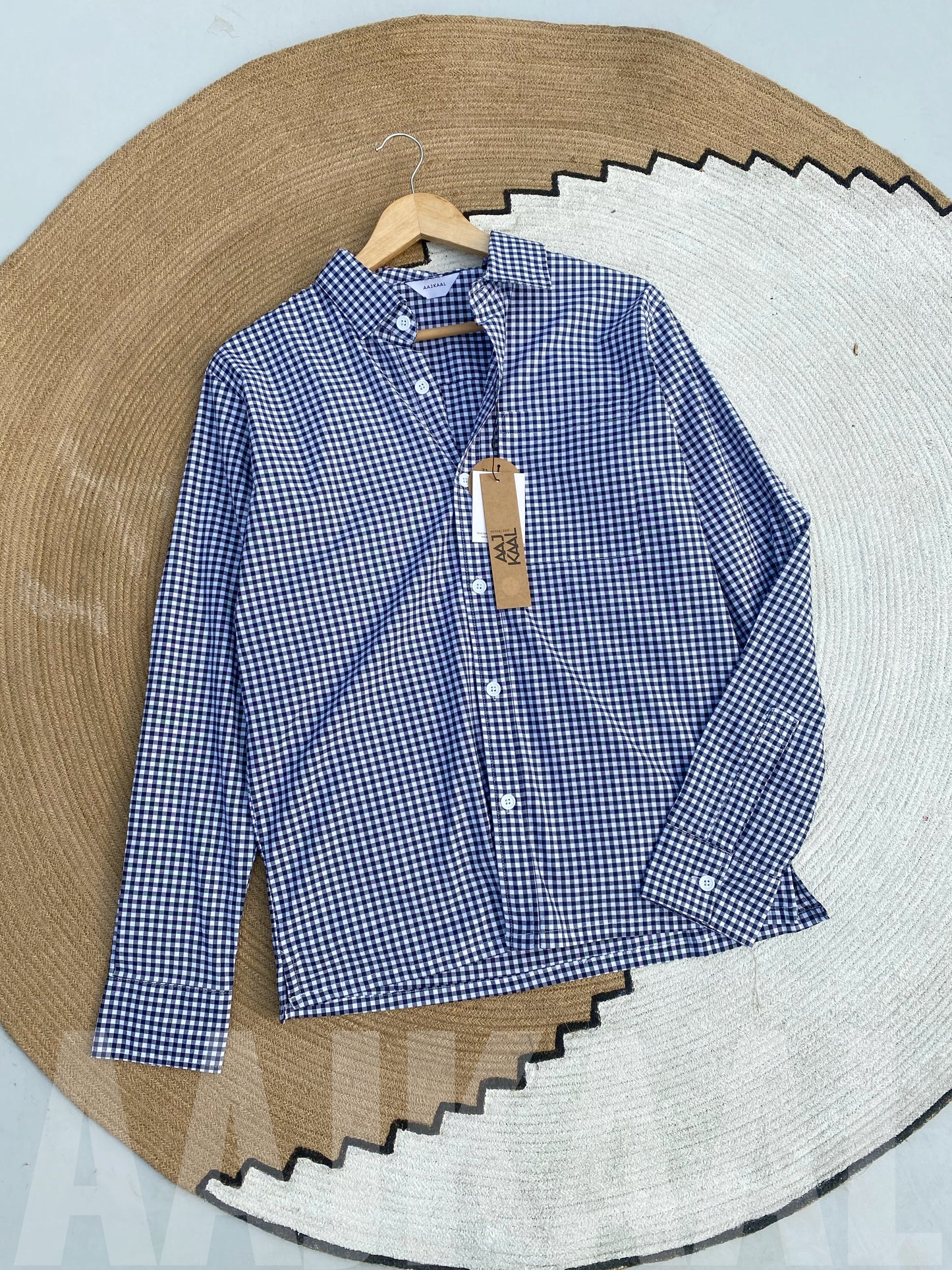 Fancy Black Check Shirt