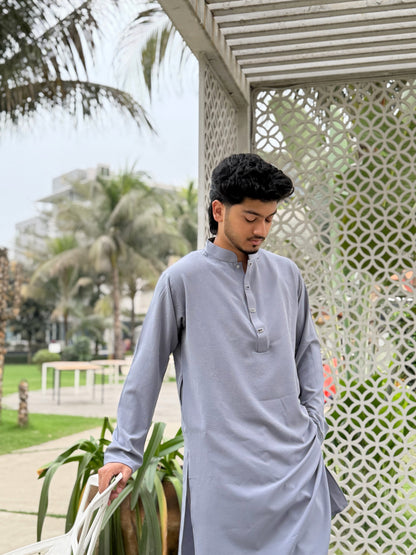 AajKaal Urban Grey Minimal Panjabi