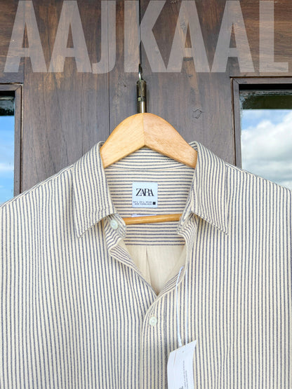 Off-white Gentle Stripe Full Sleeve Shirt