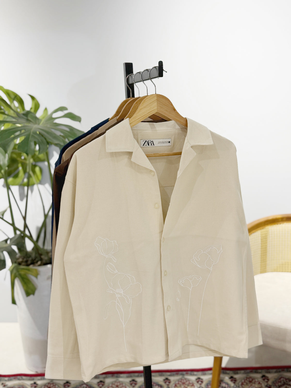 Midnight Garden - Ivory White
