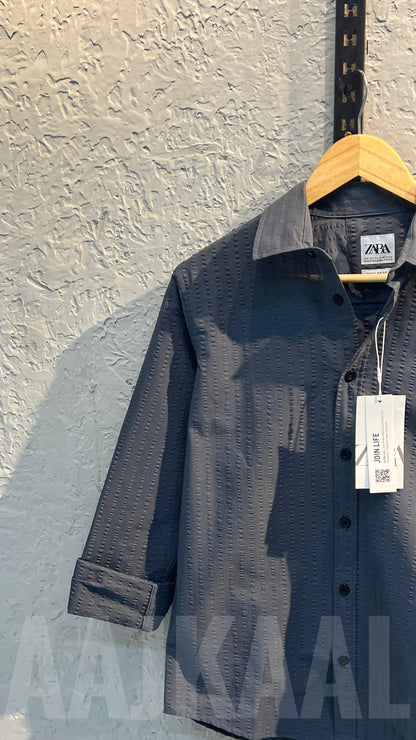 Ambush Line Grey Full Sleeve Shirt