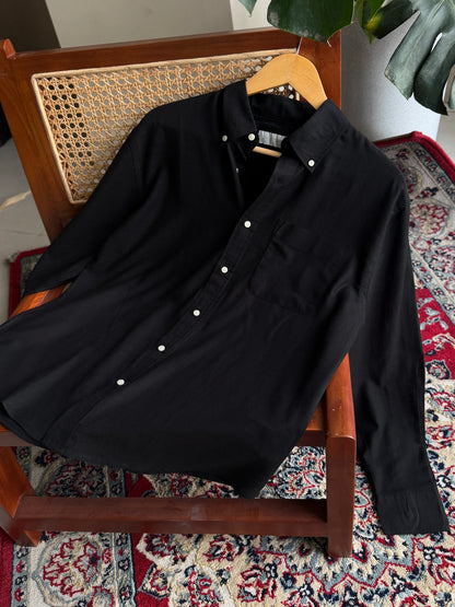 The Noma Linen Shirt - Black