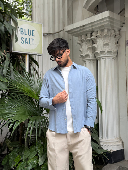 Blue Salt Gentle Craft Full Sleeve Shirt
