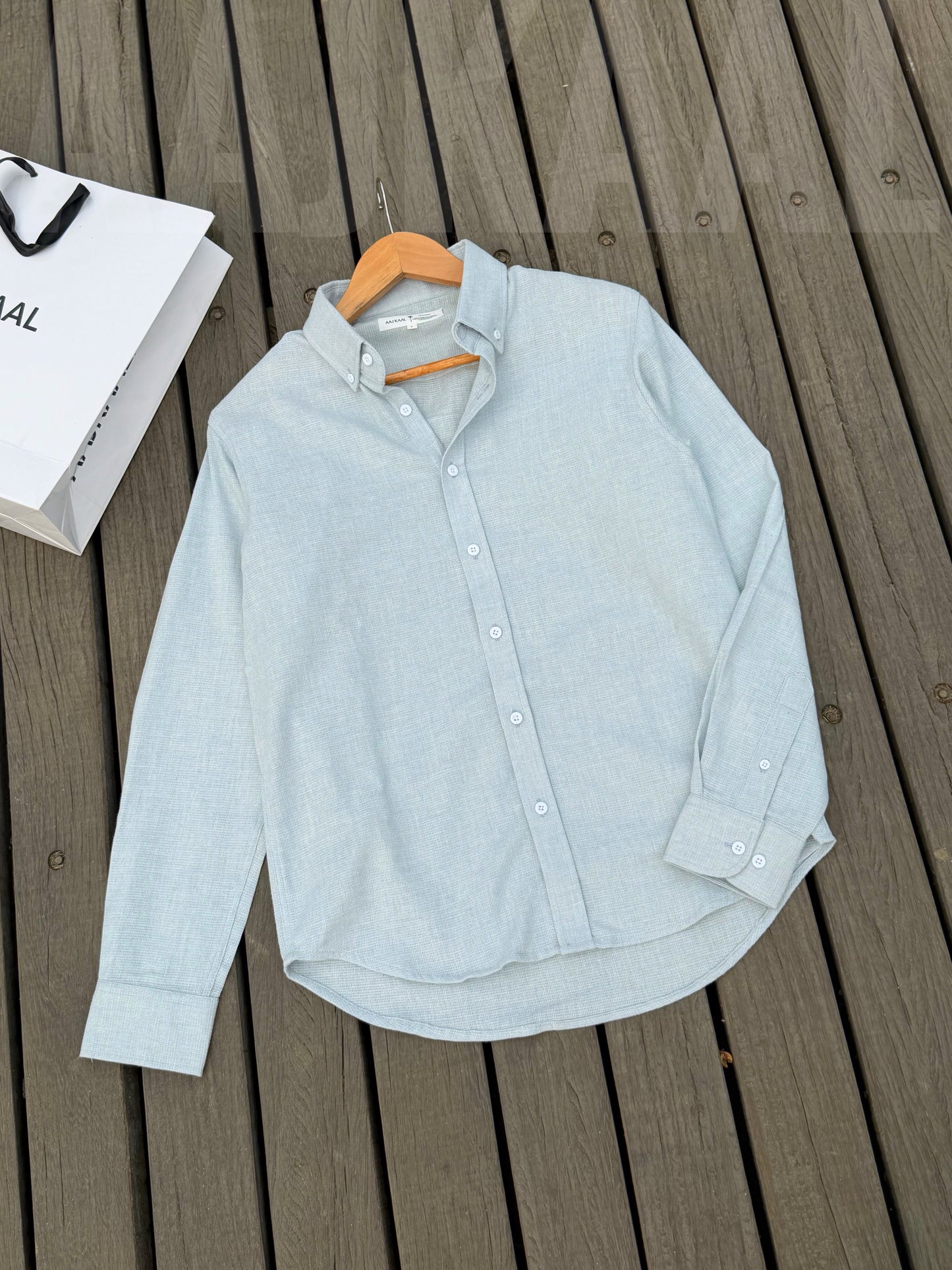 Fancy Baby Blue Full Sleeve Shirt