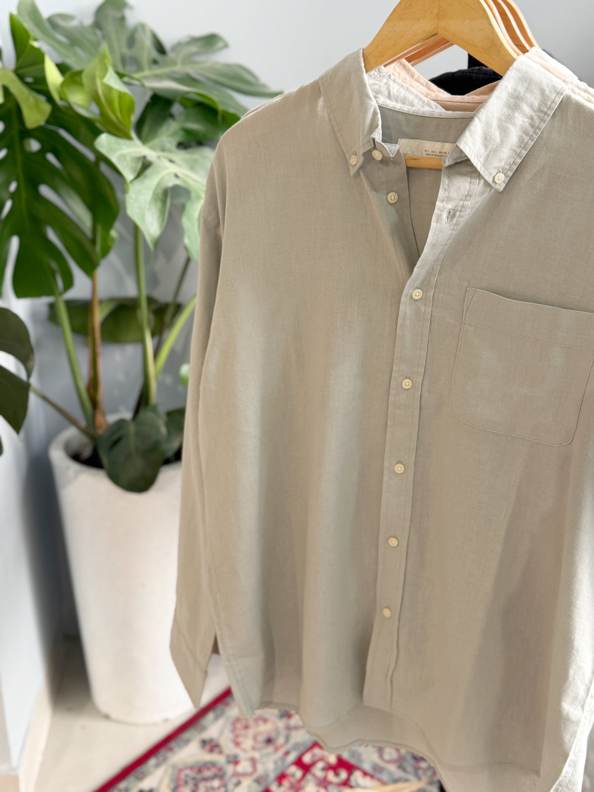 The Noma Linen Shirt - Mint