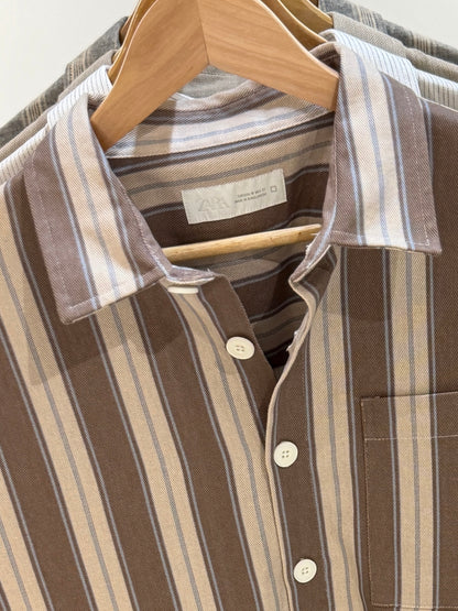 The Drape Shirt  -  Coffee Bean