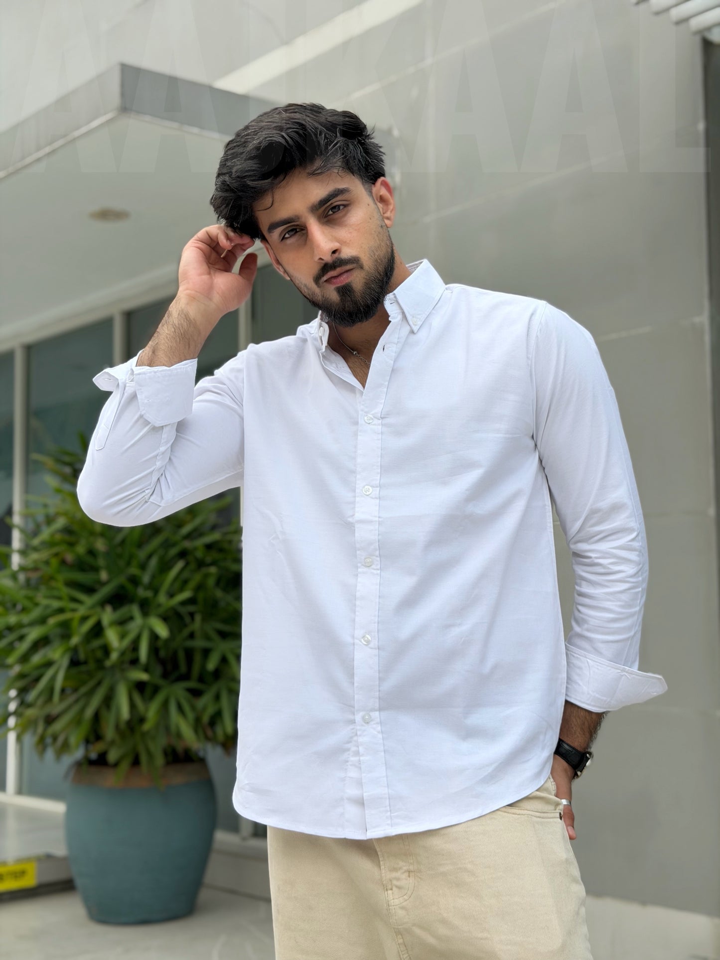 Oxford White Full Sleeve Shirt