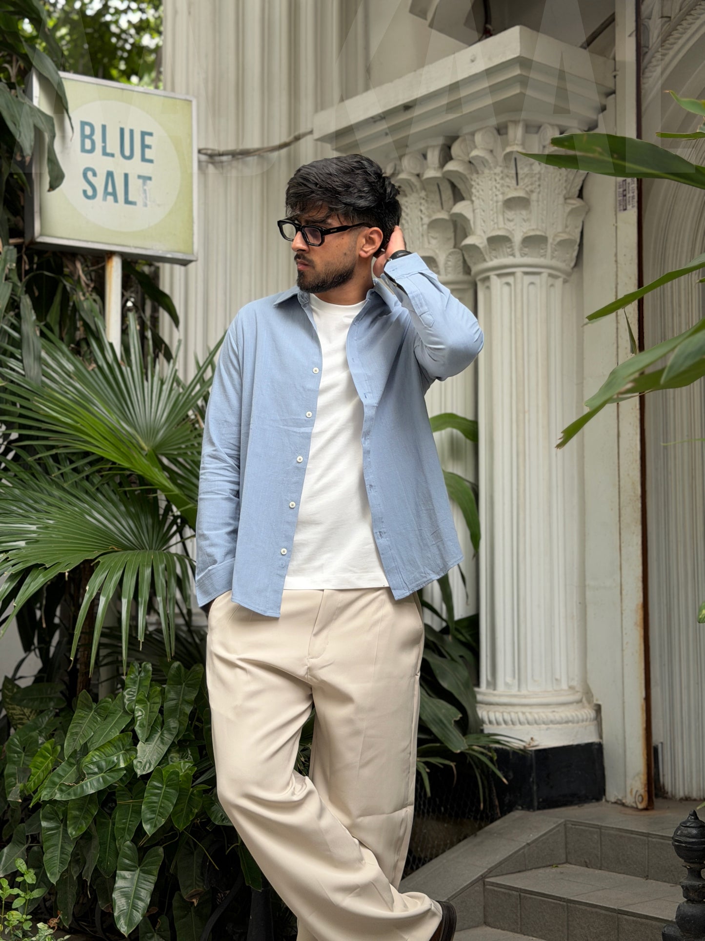 Blue Salt Gentle Craft Full Sleeve Shirt