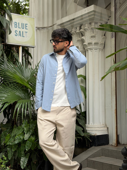 Blue Salt Gentle Craft Full Sleeve Shirt