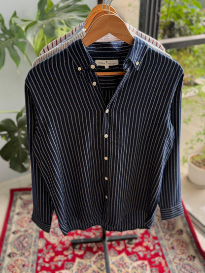 The Finesse Shirt - Navy Blue