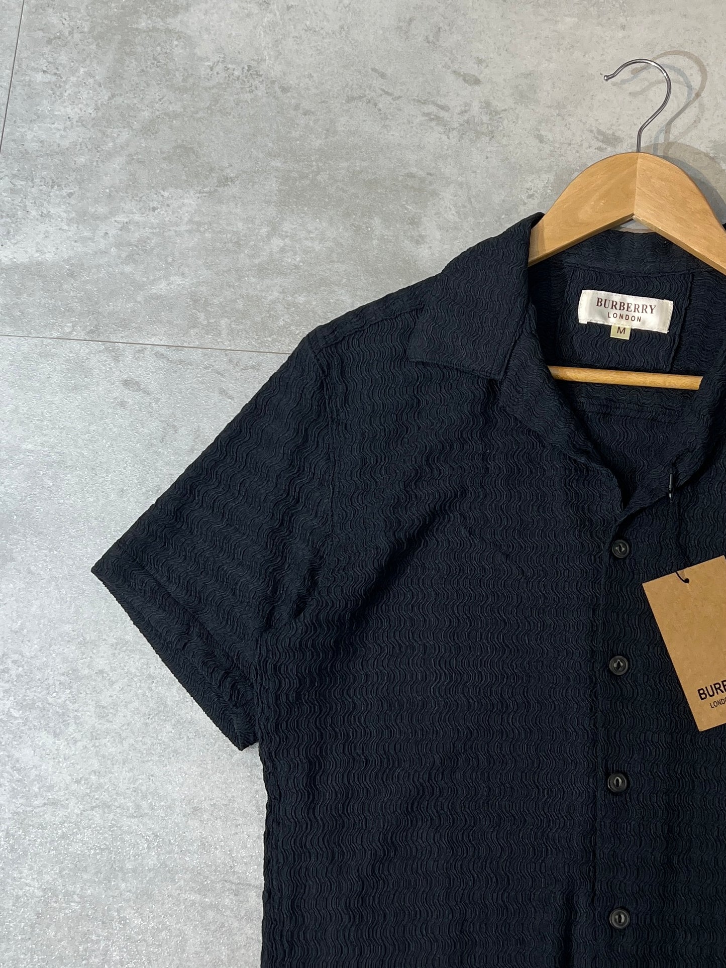 Dark Blue Regular Shoulder Cuban Shirt
