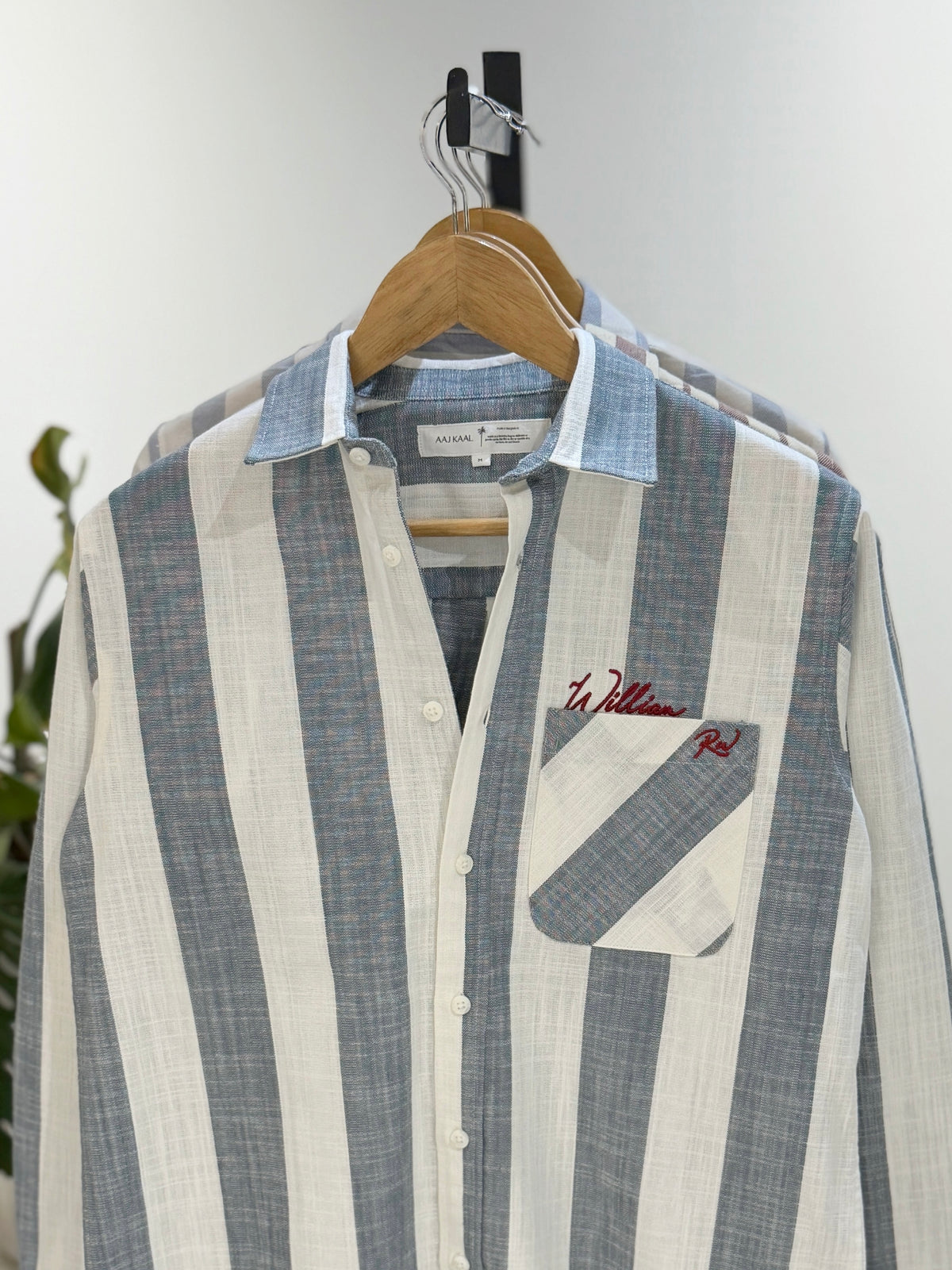 The William RW Shirt  -  Denim Stripe.