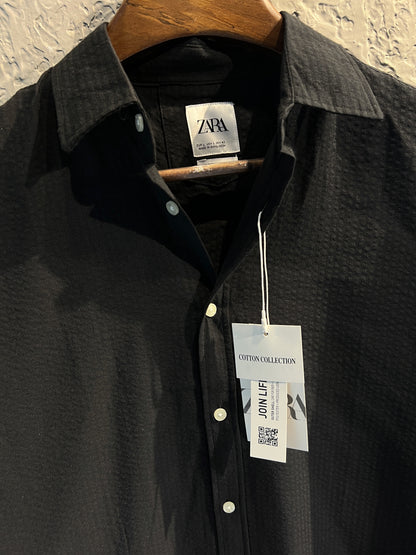 Black Old Money Full Sleeve Shirt