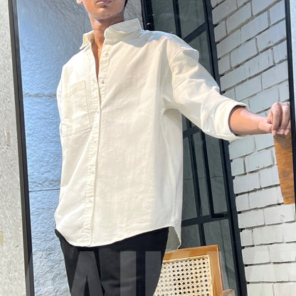 The Linen Combo 01 - White x Black