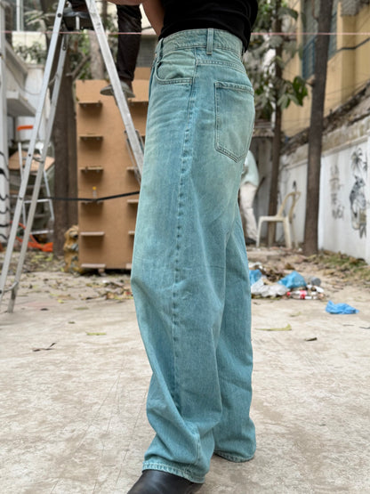 Aajkaal Light Tint Wash Baggy Denim