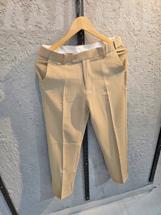 Beige Rich Formal Pant