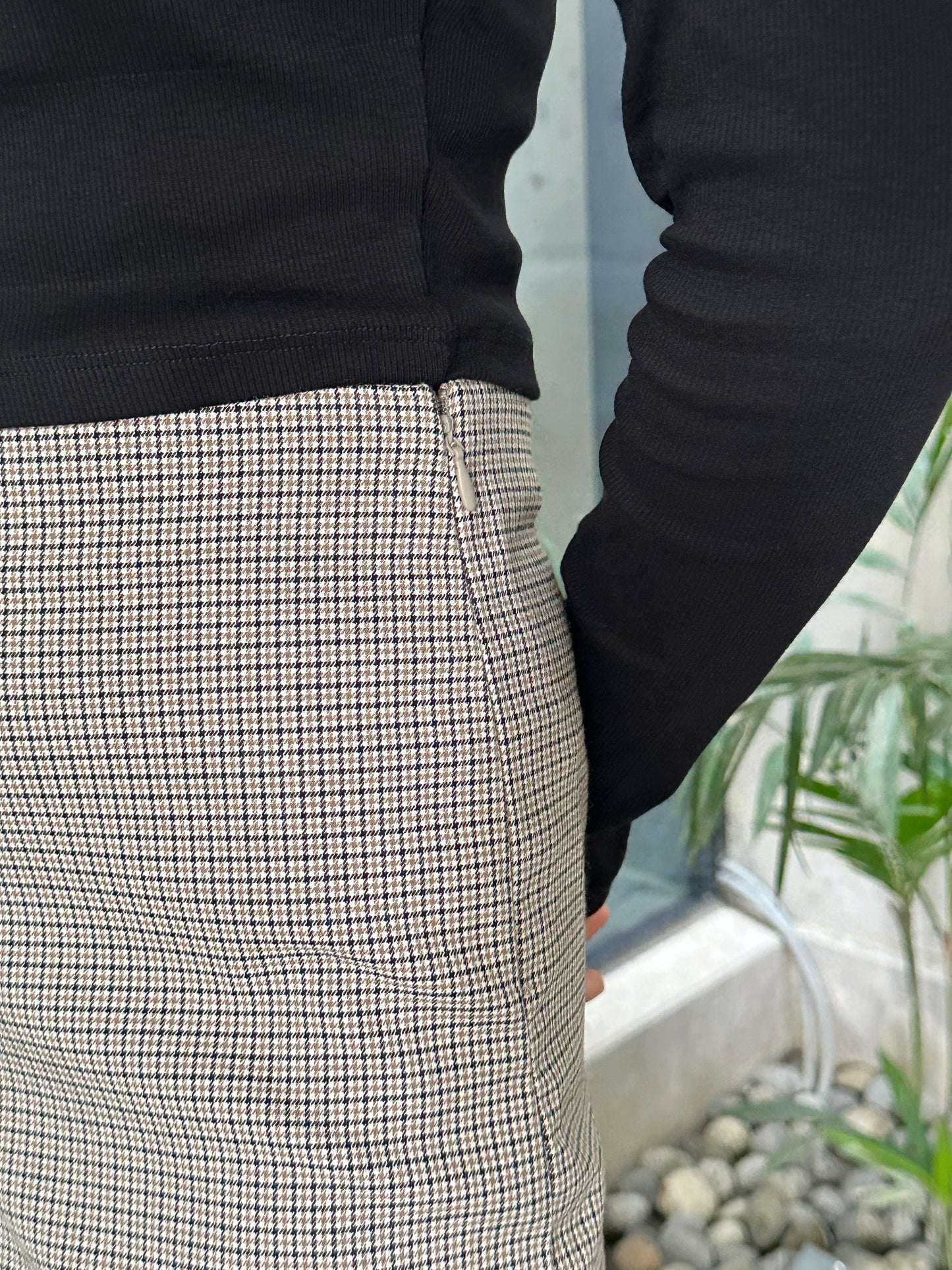 Lune Stripe Essential Loose Fitted Pant