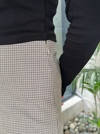 Lune Stripe Essential Loose Fitted Pant