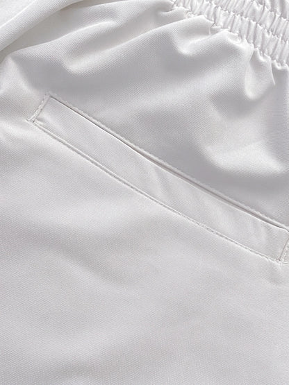 Optic White Baggy Formal Pant